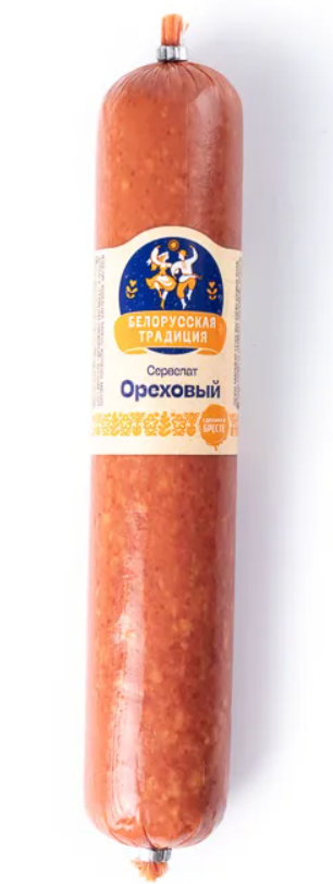 Миниатюра Сервелат "Ореховый" (Беларусь) высшего сорта