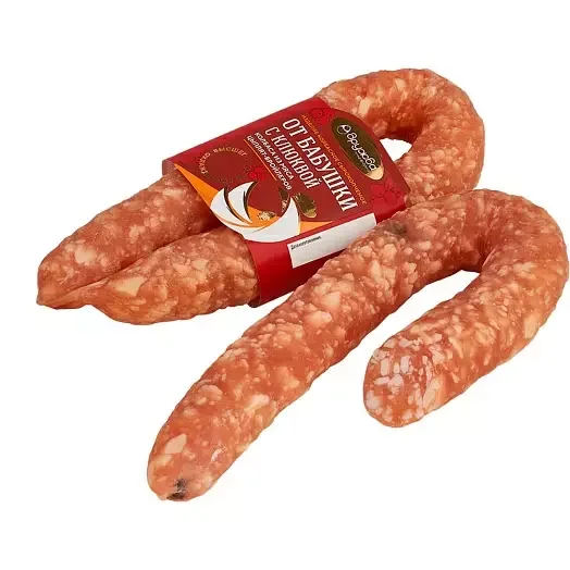 Колбаса От бабушки с клюквой из мяса птицы (Дружба, Беларусь)