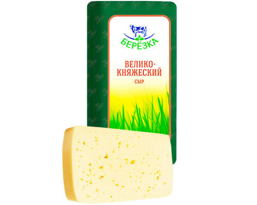 Великокняжеский сыр Березка Беларусь