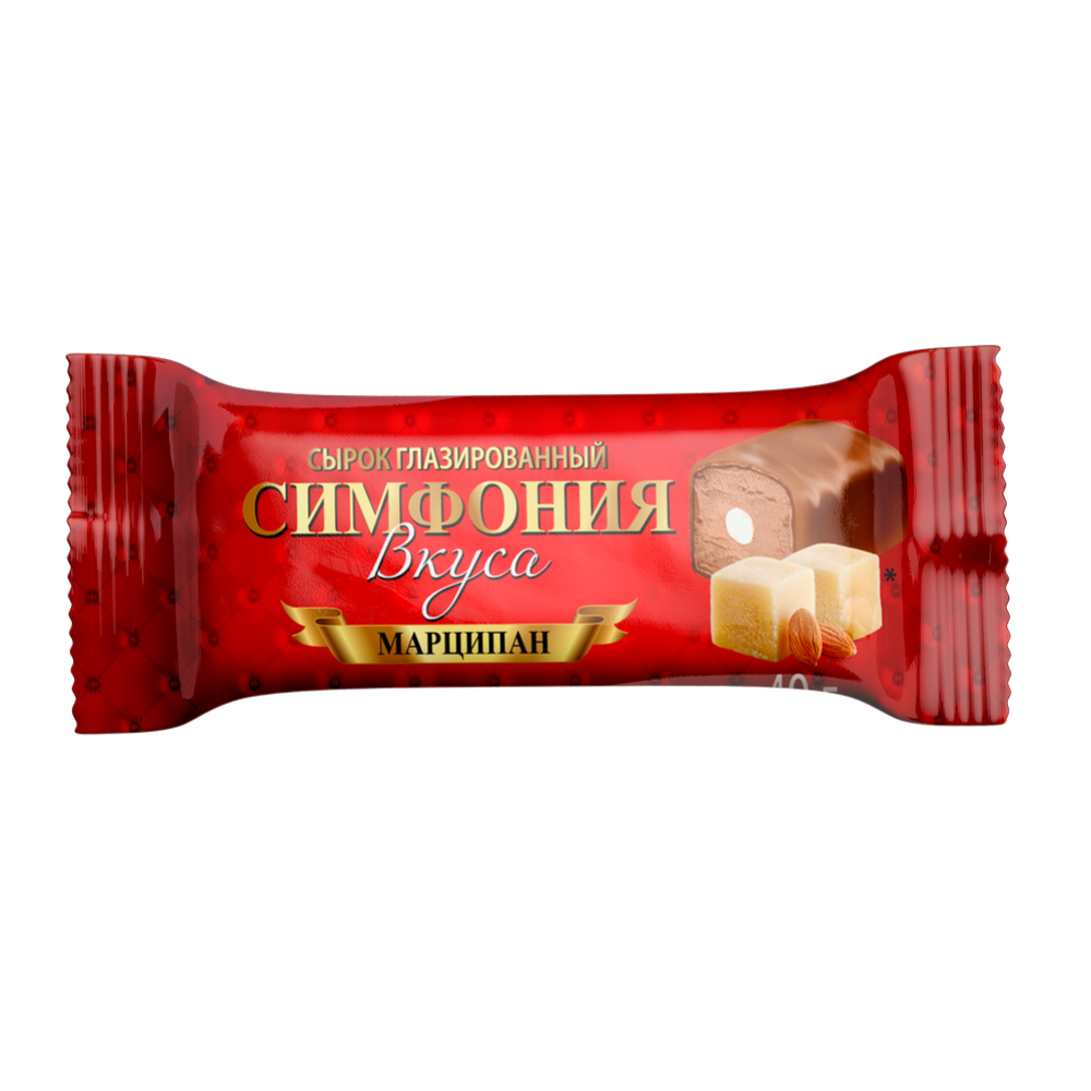 Сырок творожный глазированный Симфония вкуса марципан-какао, 23%, 40 г
